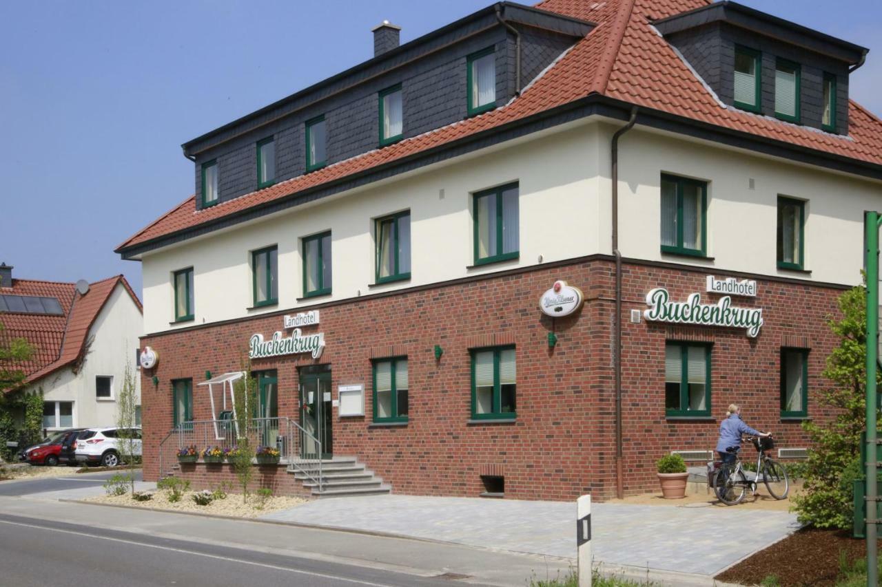 Landhotel Buchenkrug Halle  エクステリア 写真